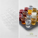 CP Clear Plastic Shot Glasses 1.25oz/36ml- 250/Case | Disposable Shot Glasses for Bars and Events