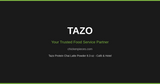 Tazo Protein Chai Latte Powder 8.3 oz - Café & Hotel