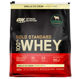 Optimum Nutrition Gold Standard 100% Whey Protein, Vanilla Ice Cream, 2.48 kg - ChickenPieces.com