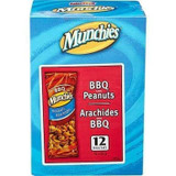 MUNCHIES BBQ Peanuts 55g Portions - Case of 12 | Wholesale Food Service