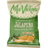 MISS VICKIES Kettle Cooked Potato Chips, Jalapeno, Vending Chips 40x40.0 g