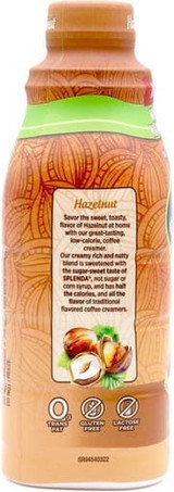 Splenda Sugar Free, Low Calorie Hazelnut Coffee Creamer (32 oz - 6pk)