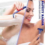 Blue Twin Blade Disposable Razors - Affordable and Efficient (100/PACK)