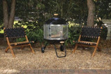 Backyard Creations 28" Portable Steel Fire Pit On Wheels