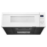 Whirlpool 1.1 cu ft. White Over-the-Range Microwave Hood Combination - Space-Saving Convenience with Powerful Ventilation