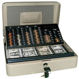 Royal Sovereign RSCB-300 Deluxe Cash and Change Steel Security Box with Key Lock