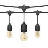 OVE 48 ft. (14.63 m) Glass Weatherproof LED String Lights