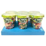 Huer Sour Candy Cups 6 Ã— 165 g - Assorted Sour Candy Delights in Convenient Cups