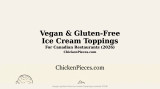 Vegan & Gluten-Free Ice Cream Toppings for Canadian Restaurants 