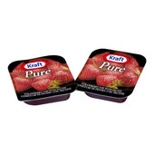 Kraft Pure Strawberry Jam, Portion, Trans Fat Compliant | 10ML/Unit, 140 Units/Case