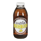 Gooddrink Lemon Iced Tea, Glass | 473ML/Unit, 12 Units/Case