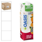 Oasis Orange Juice, 100 Percent, Tetra | 960ML/Unit, 12 Units/Case