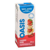 Oasis Fruitzoo Strawberry Banana Juice Boxes, 100 Percent, Tetra | 200ML/Unit, 30 Units/Case