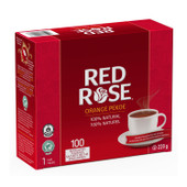 Red Rose Orange Pekoe Tea, Enveloped 1Cup | 100UN/Unit, 10 Units/Case
