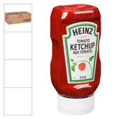 Heinz Ketchup, Upside Down Squeeze Bottle | 375ML/Unit, 24 Units/Case