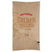 Rogers Golden Yellow Sugar, Bag | 2KG/Unit, 12 Units/Case