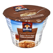 Quaker Brown Sugar Instant Oatmeal, Cup | 48G/Unit, 12 Units/Case