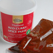 Asian Home Gourmet Red Thai Curry Paste | 1KG/Unit, 4 Units/Case