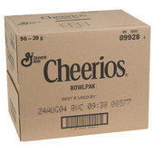 General Mills Cheerios Cereal, Bowl | 20G/Unit, 96 Units/Case