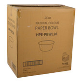 Hy Pax 26oz Kraft Paper Bowls | 300UN/Unit, 1 Unit/Case