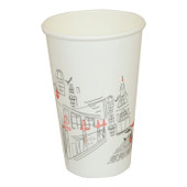 Hy Pax 16oz Paper Hot Drink Cups, Ideal Feel | 1000UN/Unit, 1 Unit/Case