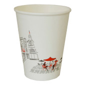 Hy Pax 12oz Paper Hot Drink Cups, Ideal Feel | 1000UN/Unit, 1 Unit/Case