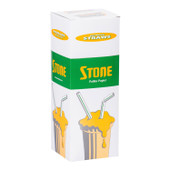 Stone Straw Paper Milkshake Straws, 10In, Compost, Ecology Friendly | 250UN/Unit, 9 Units/Case