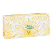 White Swan 2 Ply Facial Tissue, White 100 Sheet | 100UN/Unit, 30 Units/Case