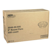 HFA 9In Heavy Duty Round Foil Containers | 500UN/Unit, 1 Unit/Case
