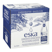 Eska Carbonated Spring Water, Glass | 750ML/Unit, 12 Units/Case