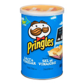 Pringles Salt & Vinegar Potato Chips, Pringles | 68G/Unit, 12 Units/Case