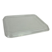 Sabert Clear Plastic Rectangular Lids, For 6.5X8.5In Oven Container | 390UN/Unit, 1 Unit/Case