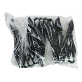 Sabert Cutlery Tongs, S 10In Black Plastic | 36UN/Unit, 1 Unit/Case