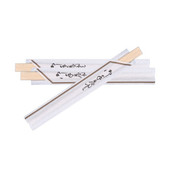 Max Source 8In Birch Chopsticks, 3/4 Wrapped In Paper | 100UN/Unit, 8 Units/Case