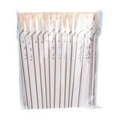 Max Source 8In Birch Chopsticks, 3/4 Wrapped In Paper | 100UN/Unit, 8 Units/Case