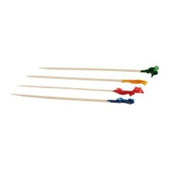 Gordon Choice Assorted Frill Toothpicks, 4In | 1000UN/Unit, 10 Units/Case