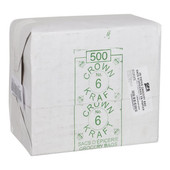 Gordon Choice 6Lb Kraft Paper Bags, 5.5 X 4 X 11In | 500UN/Unit, 1 Unit/Case