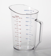 Cambro 2Qt Clear Plastic Measuring Cups | 1UN/Unit, 1 Unit/Case