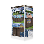 Bestway Power Steel Deluxe Series 20' x 48" Above Ground Pool Set