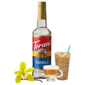 Torani Syrup Vanilla, 25.4 Ounces  With Pumps  Bundle (Pack of 4)