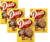 Dad's Portion Packs Chocolate Chip Cookies , 1.8kgs (48 portion - packs of 2)-4/Case