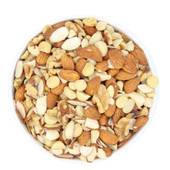 A2ZCHEF Deluxe Raw Mixed Nuts - Bulk - 25 lb. Case 