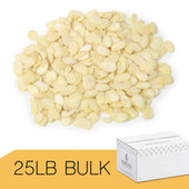 A2ZCHEF Sliced Blanched Almonds - Bulk - 25lb Case 