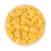 A2ZCHEF Diced Pineapples - Bulk - 44 lb. Case 