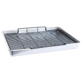 Nordic Ware Extra Large Oven Crisp Baking Pan - 53.3 cm × 40.3 cm (21 in. × 15.9 in.) - Crispy and Even Baking Results- Chicken Pieces
