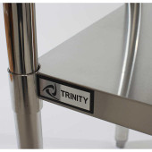 TRINITY EcoStorage NSF Stainless Steel Prep Table - Your Professional Workspace Essential- Chicken Pieces