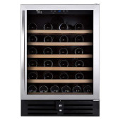Wine Cell’R 46-Bottle Built-In Single Zone Stainless-Steel Wine Cellar- Chicken Pieces