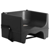 Foster Black Plastic Dual Height Booster Seat with Chair Strap 