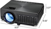 ILIVE Pop-Up Movie Theater Kit-  Projector, Bluetooth speaker & 120" diagonal screen 