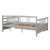 Chicken Pieces Full Size Daybed Wood Bed with Two Drawers | Space-Saving and Functional Design 